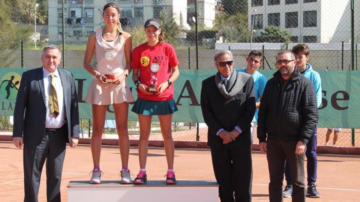 La Nucía · Lucía Llinares consigue el “doblete” en el torneo  ITF Junior de Argelia de Tenis