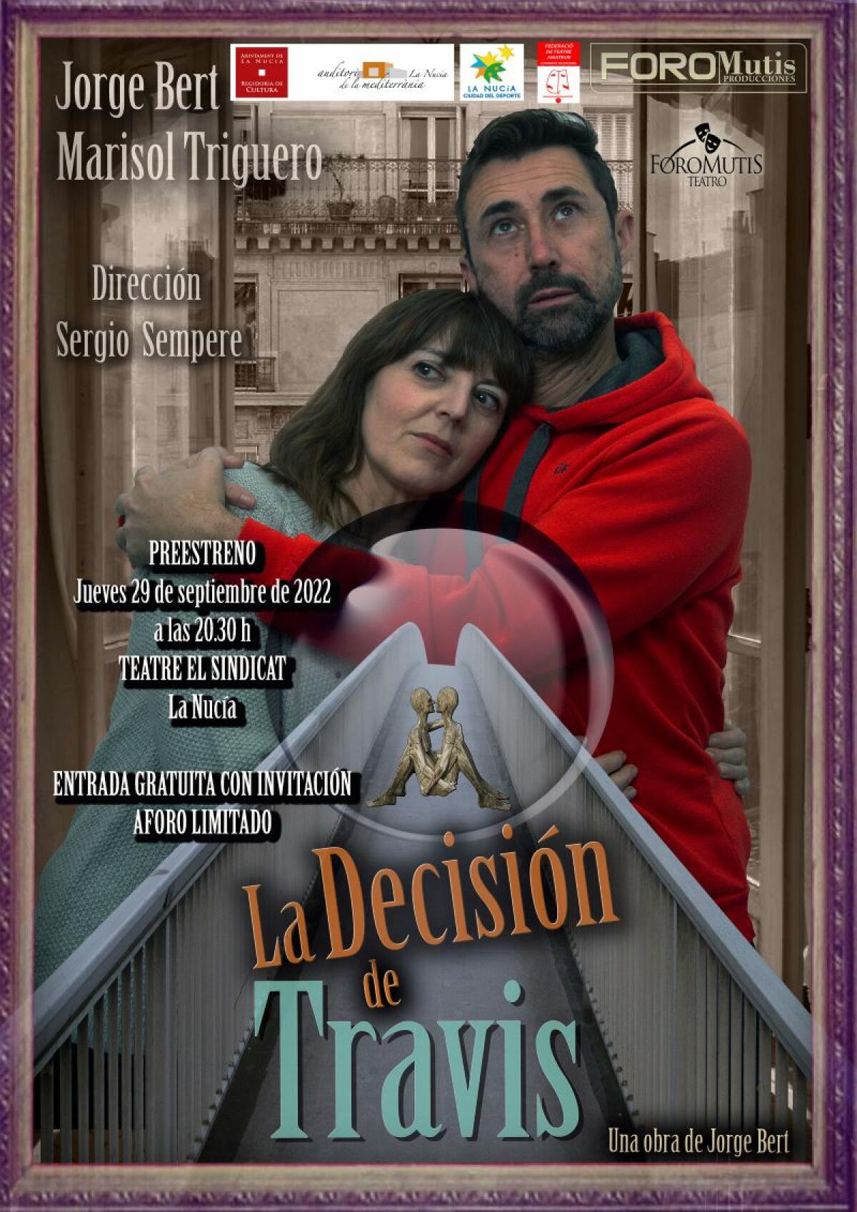 Mañana Teatro Gratuito con “La Decisión de Travis” en El Sindicat