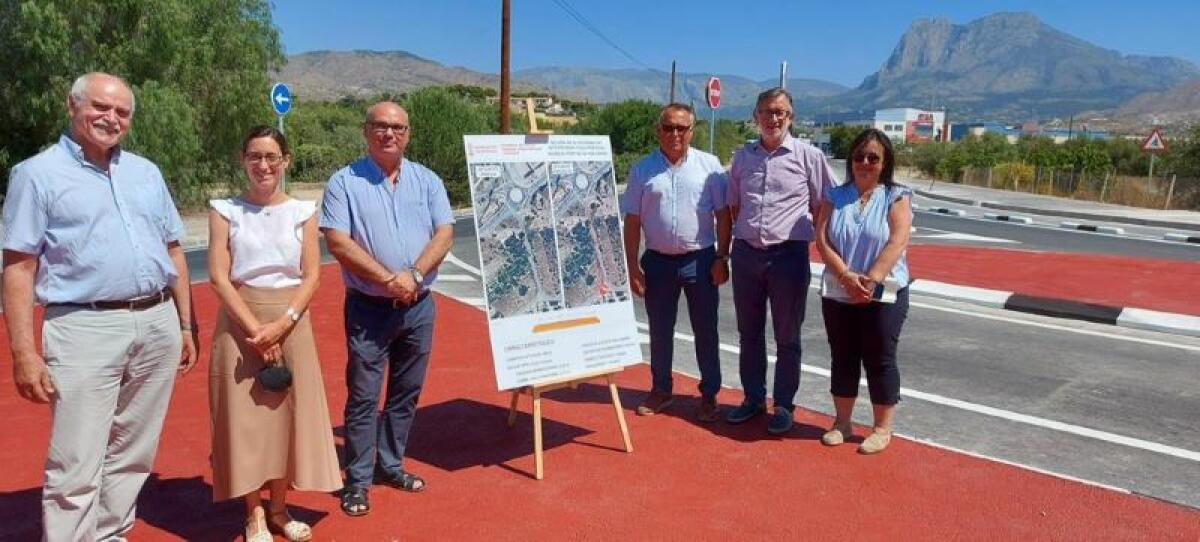 Finalizan las obras de mejora de la accesibilidad motorizada y ciclo-peatonal del vial de acceso que une la antigua N-332 con el puerto pesquero de la Vila Joiosa