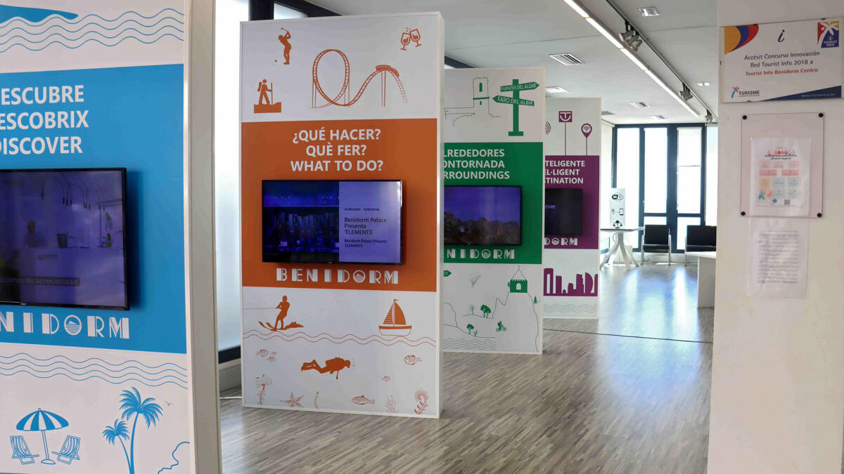 Benidorm complementa la reforma de la Oficina de Turismo de El Torrej&oacute; con una sala inmersiva para mejorar la experiencia de los visitantes 