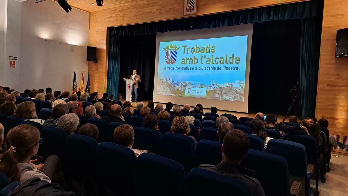 EL ALCALDE DE FINESTRAT RETOMA LA CHARLA CON LA CIUDADANÍA Y RENDIRÁ CUENTAS EL PRÓXIMO JUEVES 7 DE MARZO 