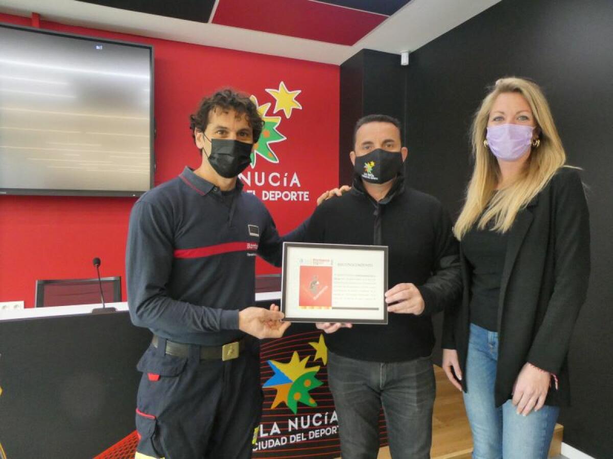 Bomberos agradece la colaboración de La Nucía en los cursos de Formación