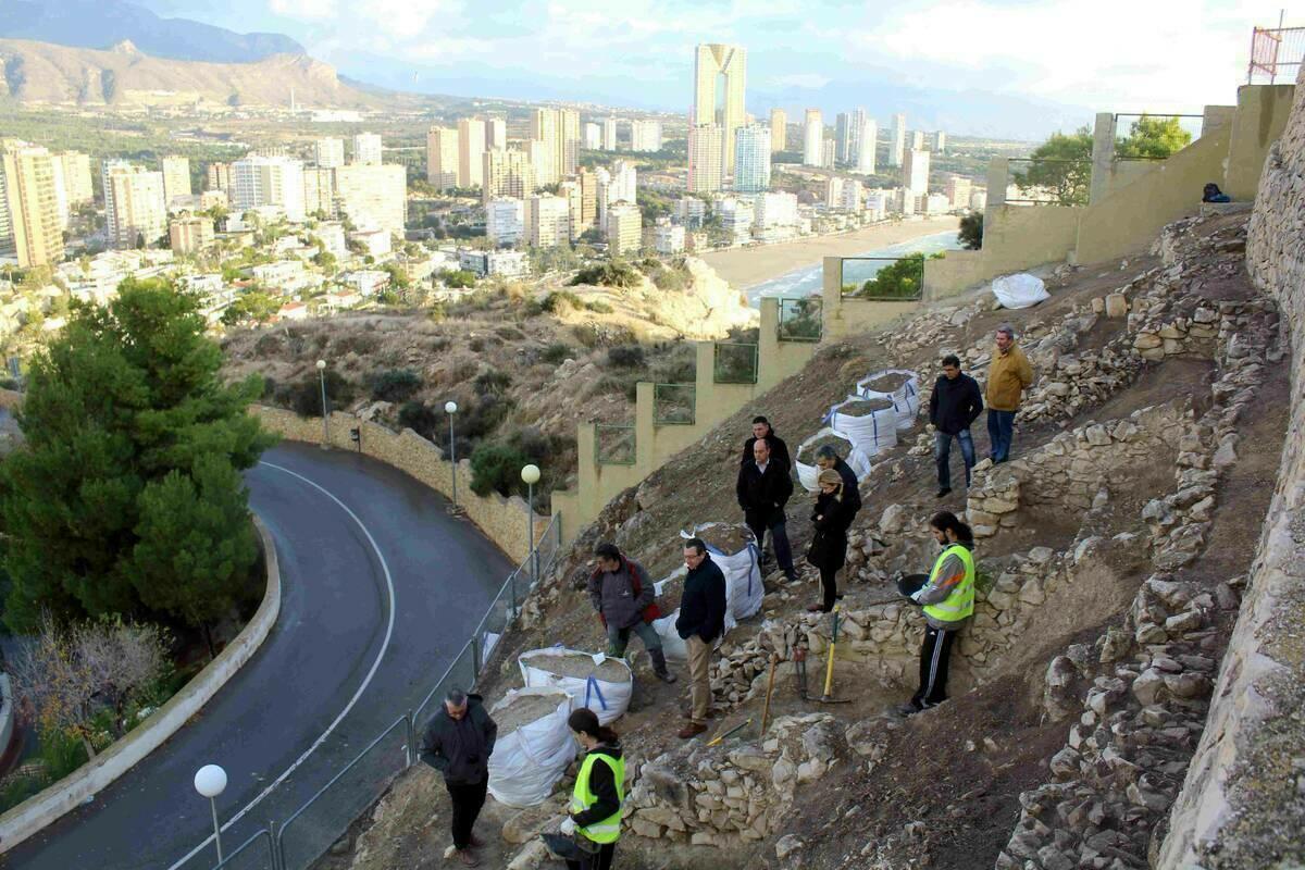 Benidorm aspira a lograr fondos europeos para musealizar el &lsquo;castellum&rsquo; del Tossal de La Cala