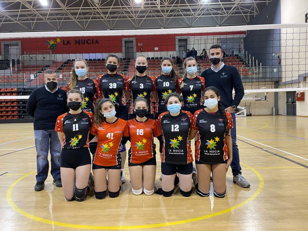 Las juveniles del Voley La Nucía vencen al Callosa del Segura