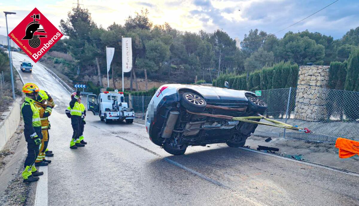 ACCIDENTE DE TRÁFICO  EN BENIDORM