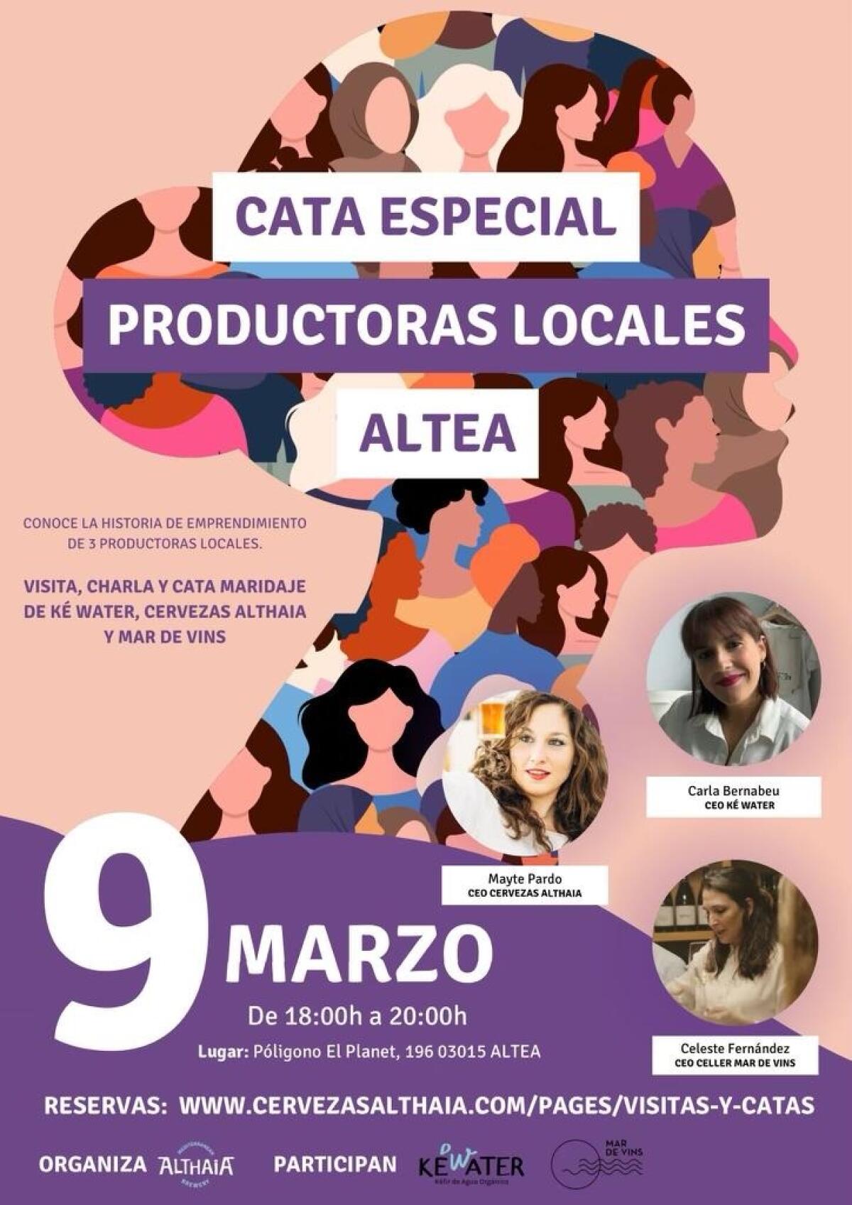 Comercio e Igualdad dan soporte a una cata de productoras locales