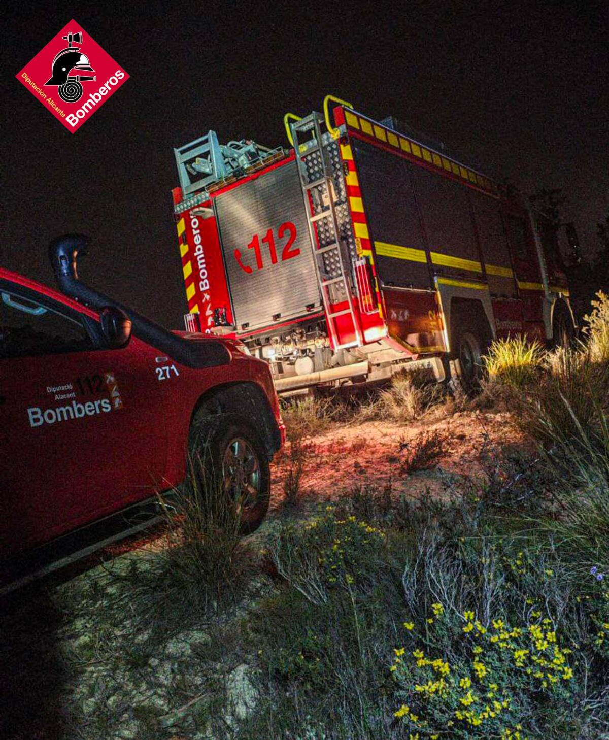 INCENDIO RURAL EN LA VILA JOIOSA