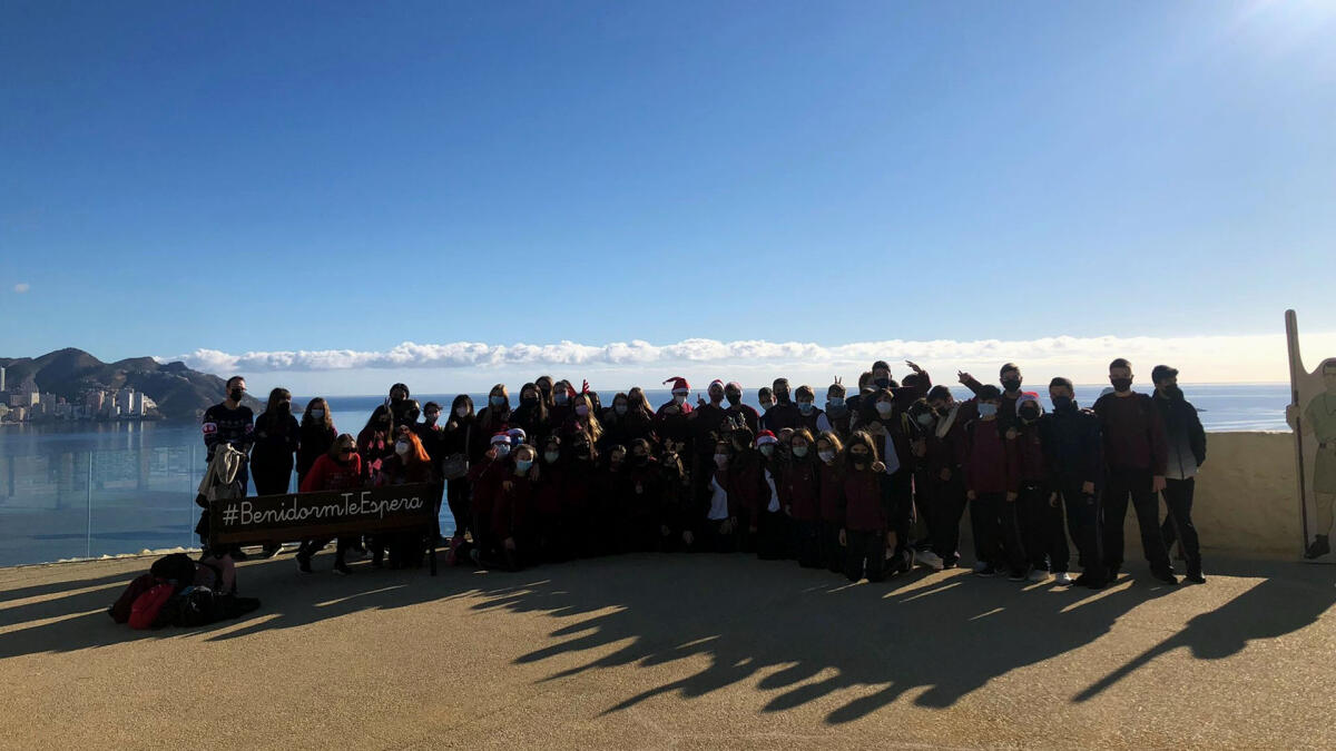 El colegio Nuestra Señora de los Dolores abre la temporada de visitas escolares al Tossal de la Cala