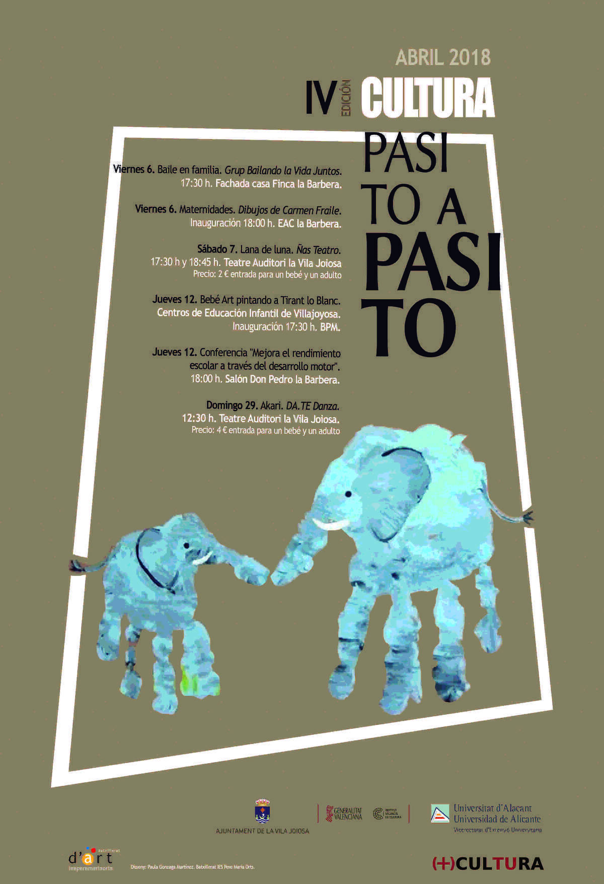 La Vila &middot; Cultura organiza una nueva edici&oacute;n de &lsquo;Cultura Pasito a Pasito&rsquo;