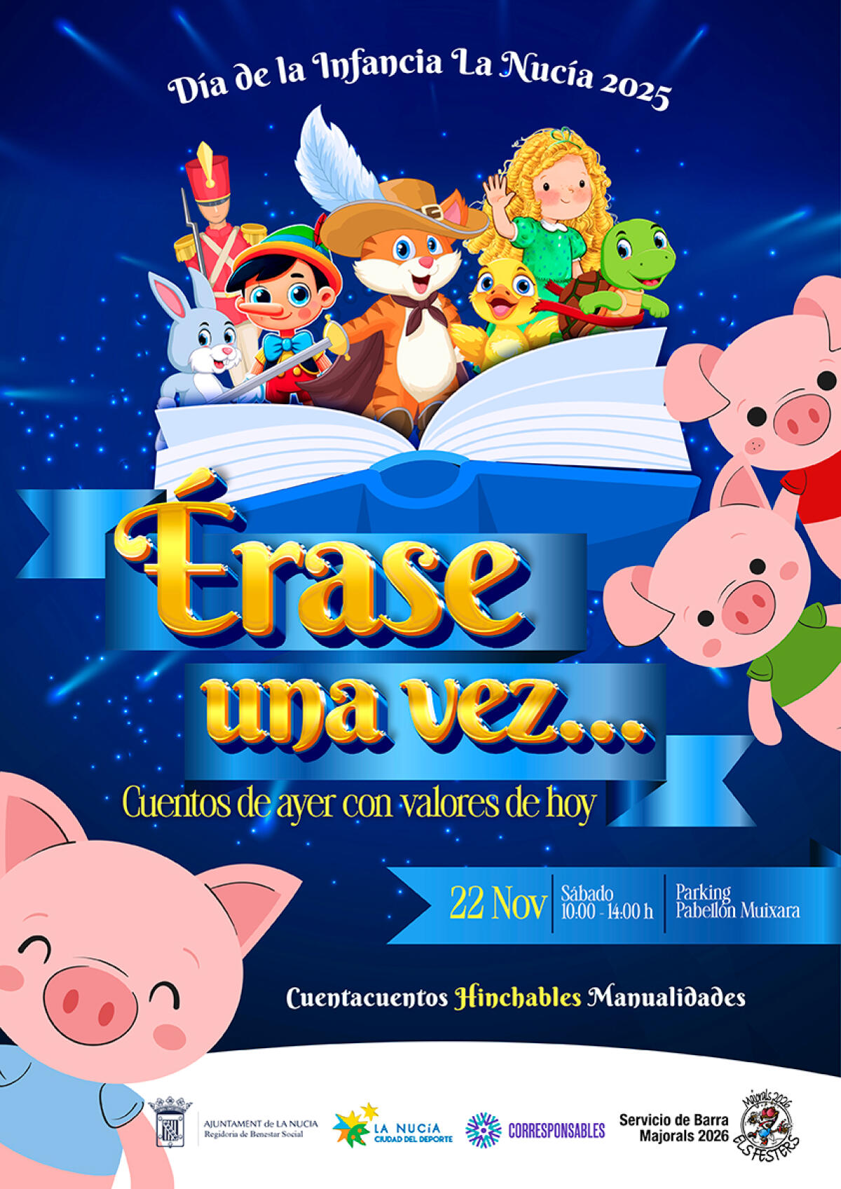 La celebración del “Día de la Infancia” será este sábado en el pabellón Muixara