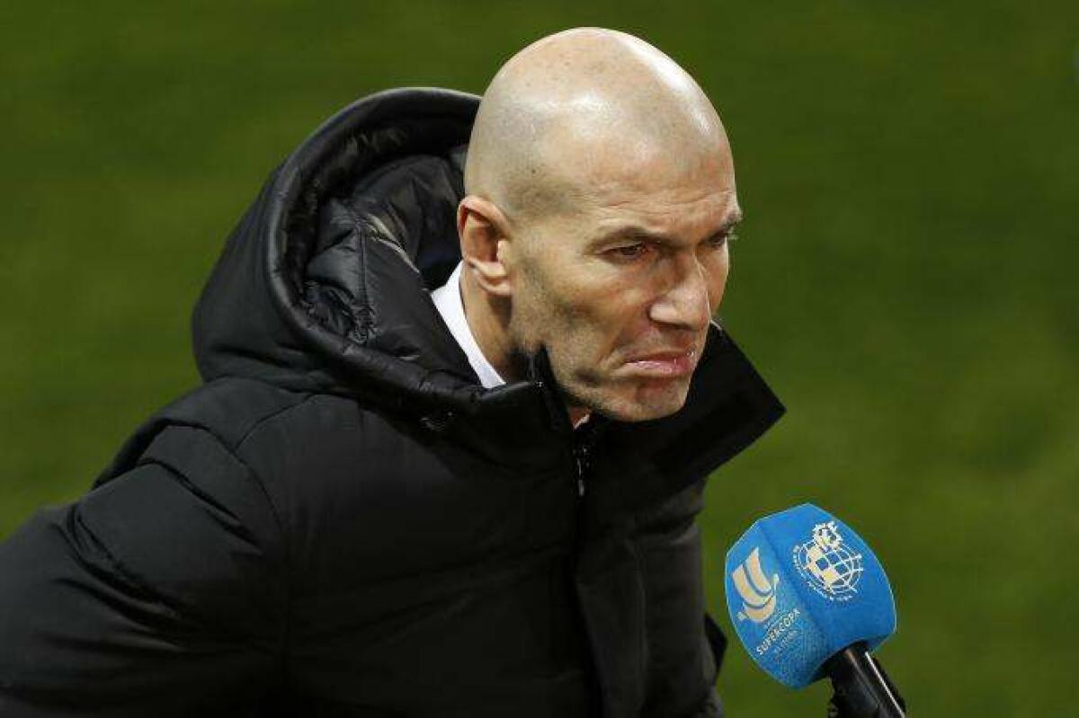 Zidane y su arriesgada alineación frente a Getafe