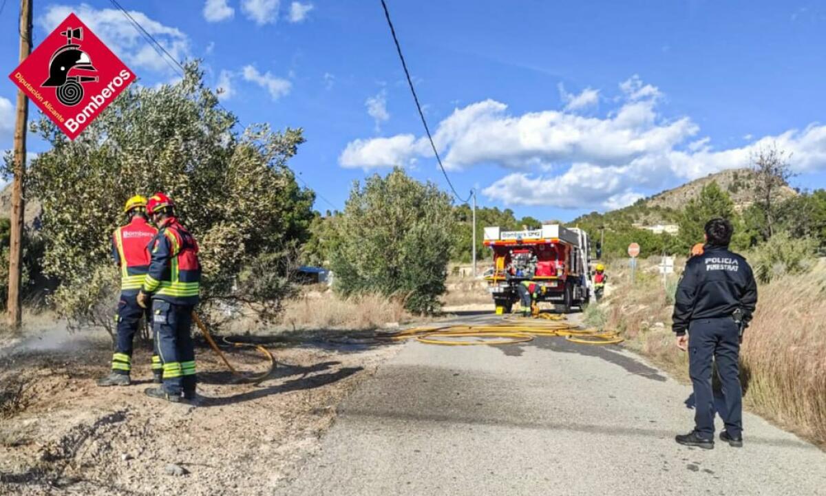 INCENDIO EN FINESTRAT