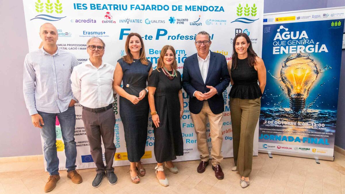 El alumnado del IES Beatriu Fajardo de Mendoza de Benidorm propone soluciones para hacer m&aacute;s sostenible el ciclo urbano del agua
