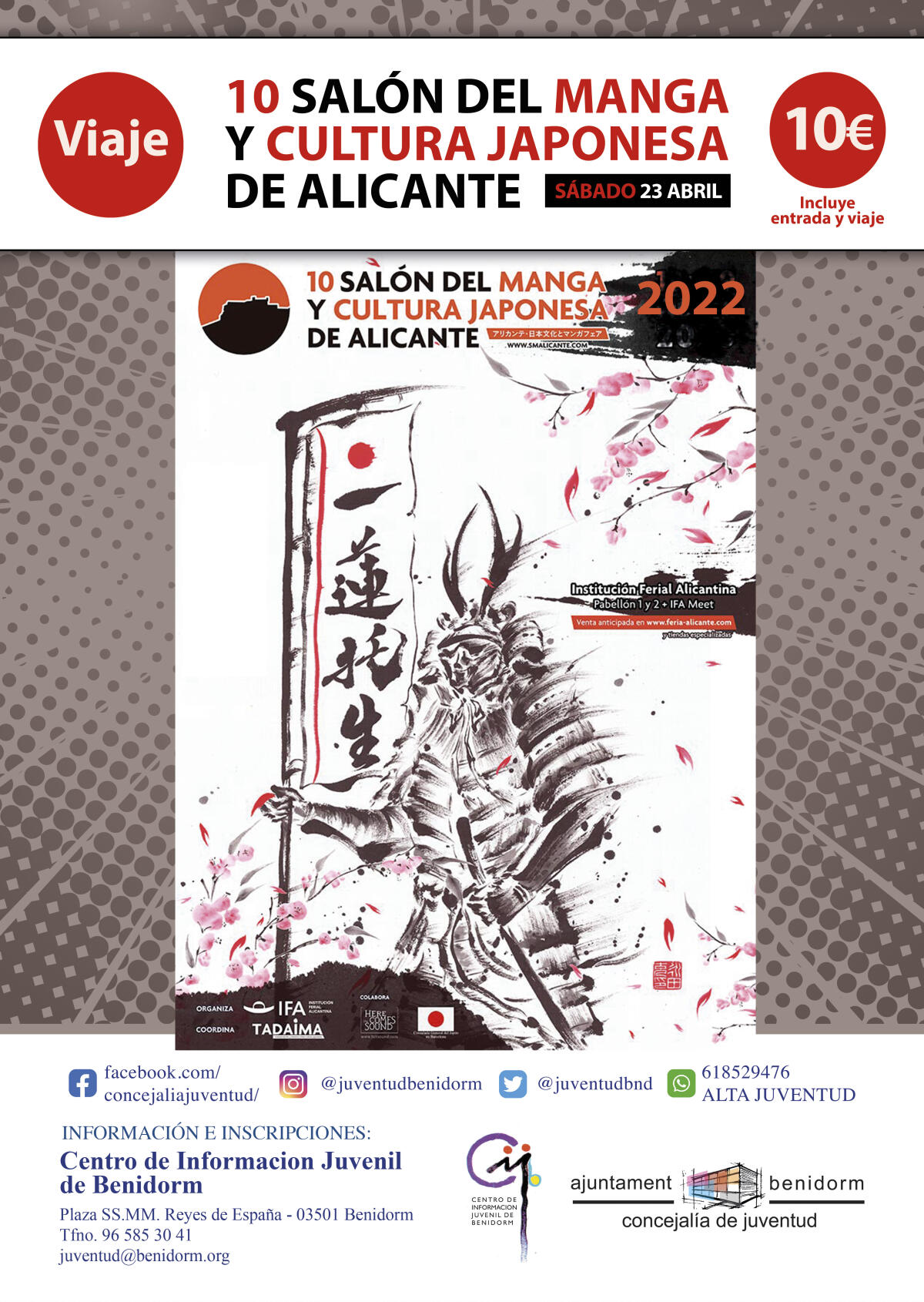 Juventud organiza un viaje al Salón del Manga de Alicante 