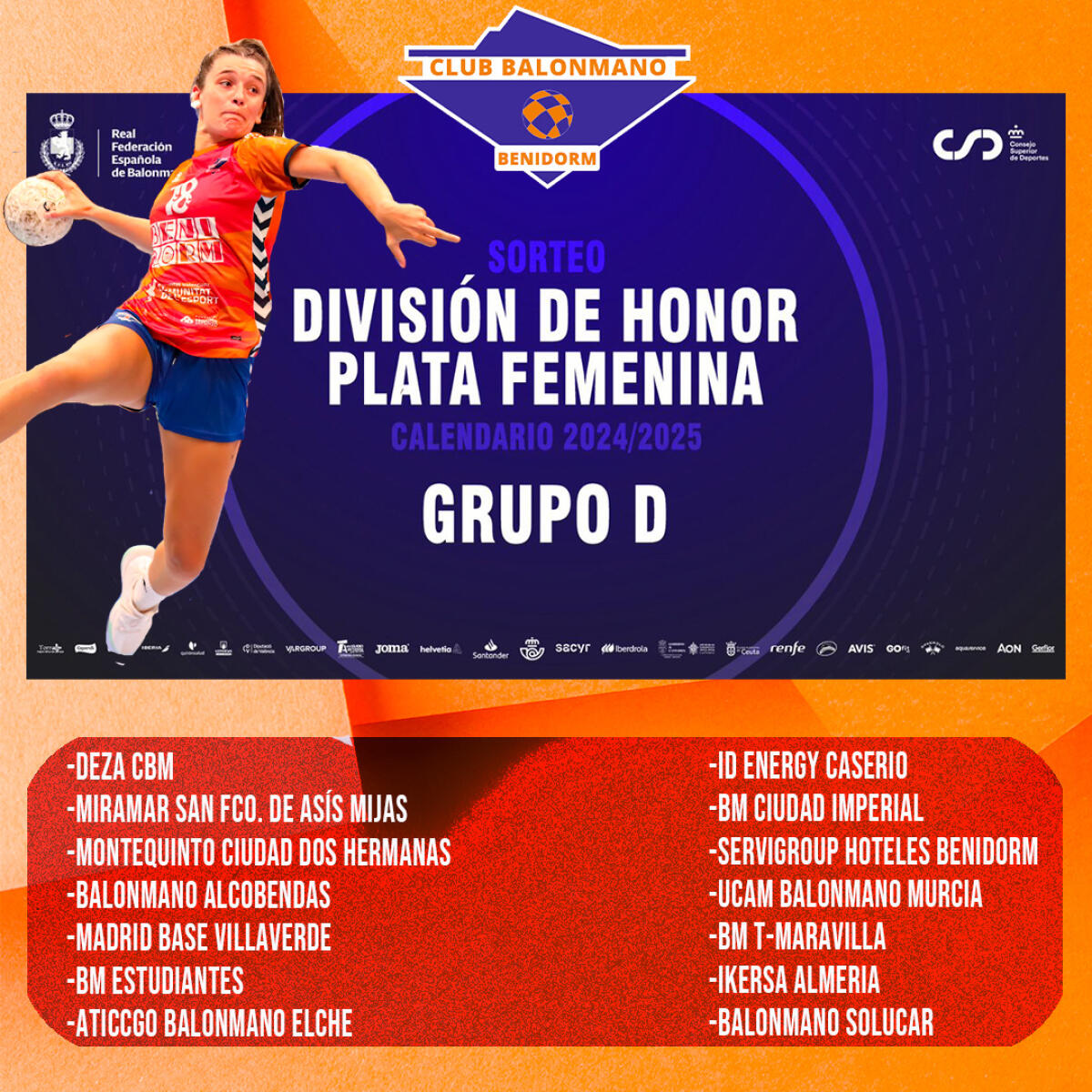 EL SERVIGROUP HOTELES BENIDORM FEMENINO DEBUTARÁ EL 22 DE SEPTIEMBRE