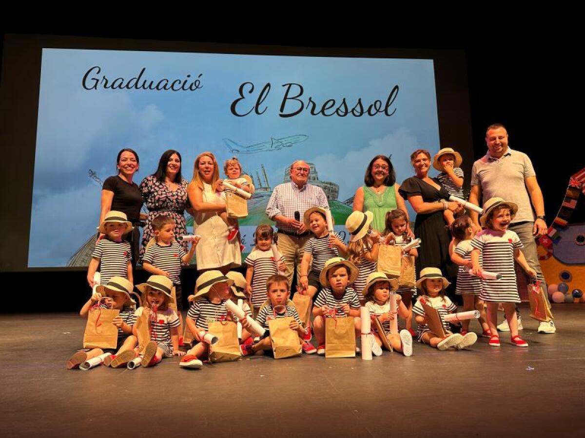 La 16ª Promoción de l’Escola Infantil El Bressol se gradúa en l’Auditori