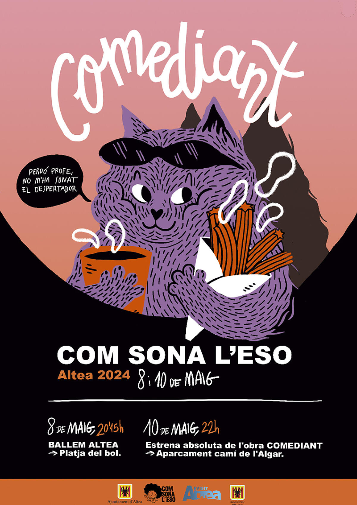 “Com sona l’ESO” estrena la obra “Comediant” en Altea el 10 de mayo