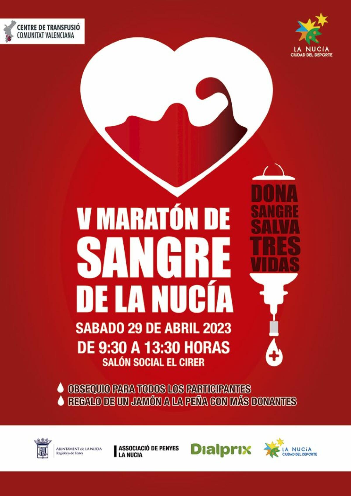 Este sábado V Maratón de Sangre de La Nucía en el Cirer