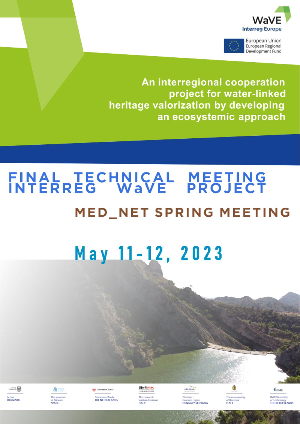 La Diputación organiza en Alicante la reunión final del proyecto europeo WaVe Interreg con la asistencia de siete países de la UE 