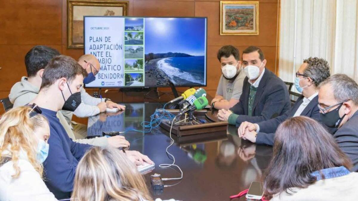 Benidorm presenta su Plan de Adaptación ante el Cambio Climático, pionero en España y con 54 acciones, algunas ya en marcha 