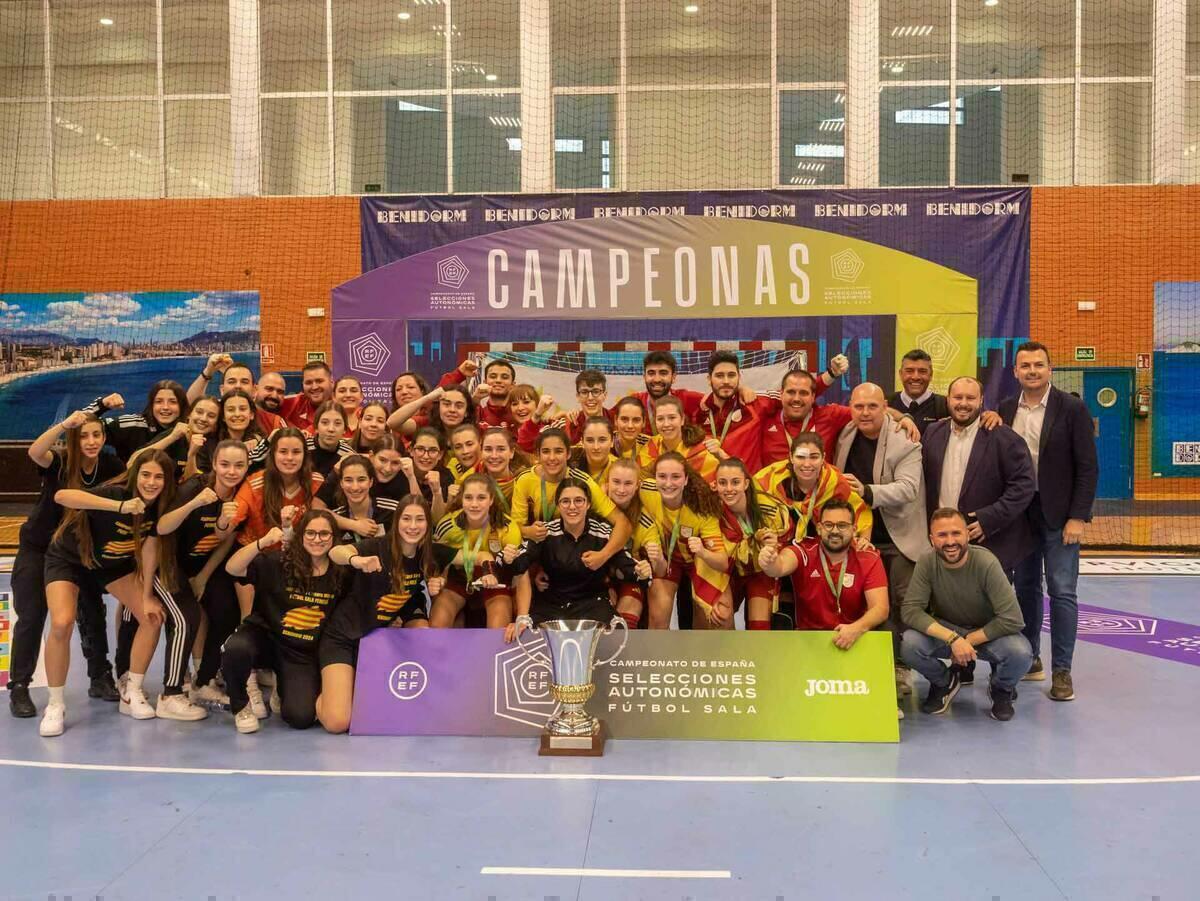 Andalucía y Cataluña se imponen en las finales del Campeonato de España de fútbol sala