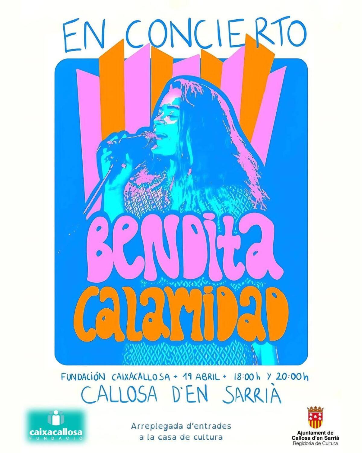 Bendita Calamidad vuelve a tocar en Callosa d’en Sarrià con dos conciertos