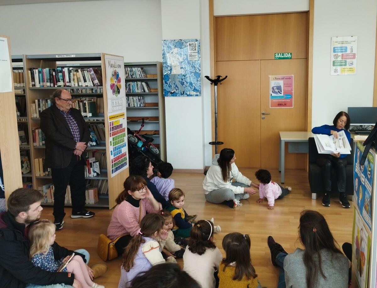 “El lobo no vendrá” fue la lectura de “L’hora del Conte” el pasado viernes