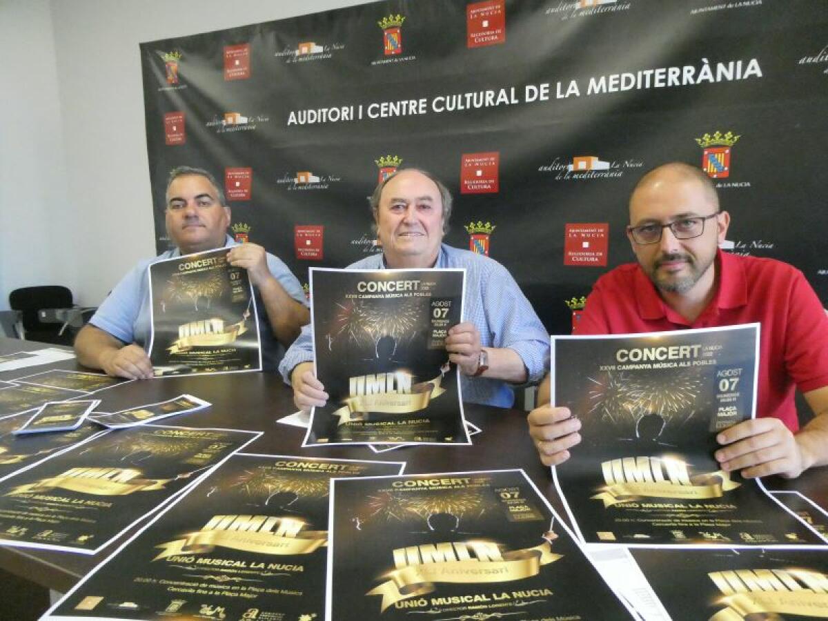 La Unió Musical de La Nucia celebra su 41 aniversario este domingo