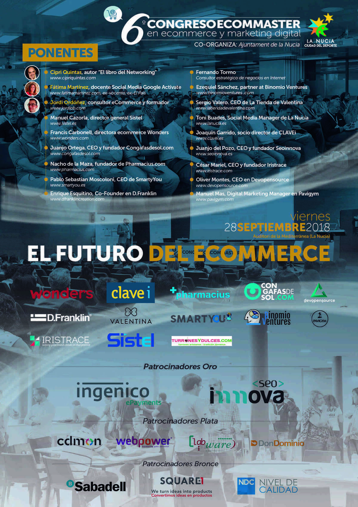 500 profesionales participar&aacute;n en el 6&ordm; Congreso Ecommaster en La Nuc&iacute;a