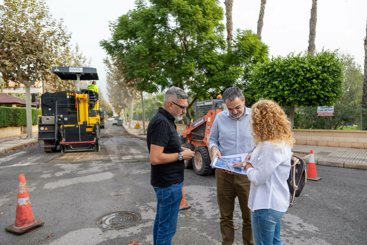 En marcha los trabajos de asfaltado de las calles Pau Casals, L.V. Beethoven, R. Wagner y adyacentes