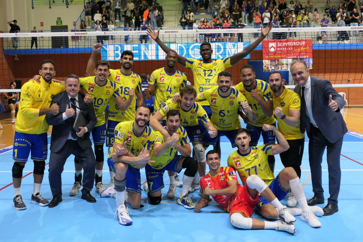 El Servigroup Benidorm planta cara al campeón CV Guaguas en un partido de alto nivel (1-3)