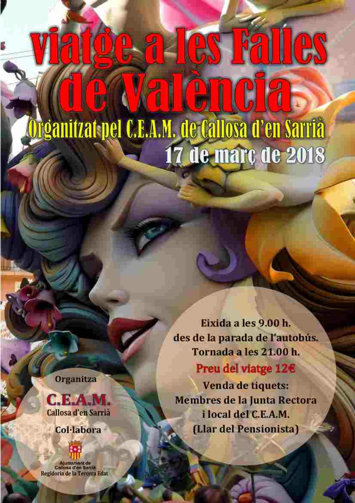  Callosa &middot; El Ayuntamiento organiza viajes a las Fallas de Valencia