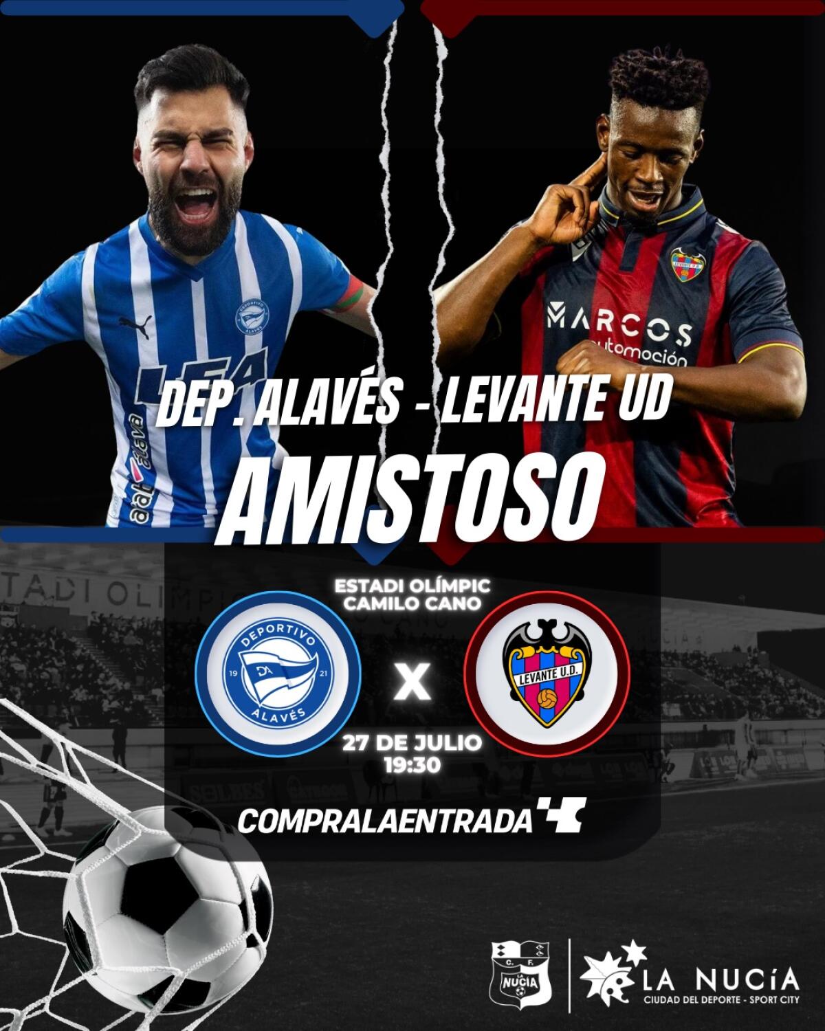 El Alavés se enfrenta al Levante este sábado en La Nucía 