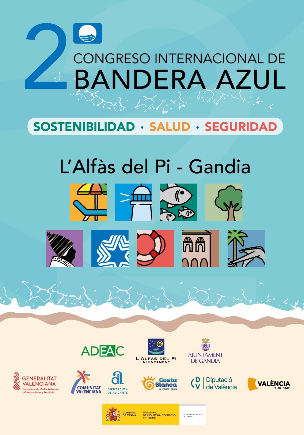 El martes se inicia en l’Alfàs del Pi el II Congreso Internacional Bandera Azul