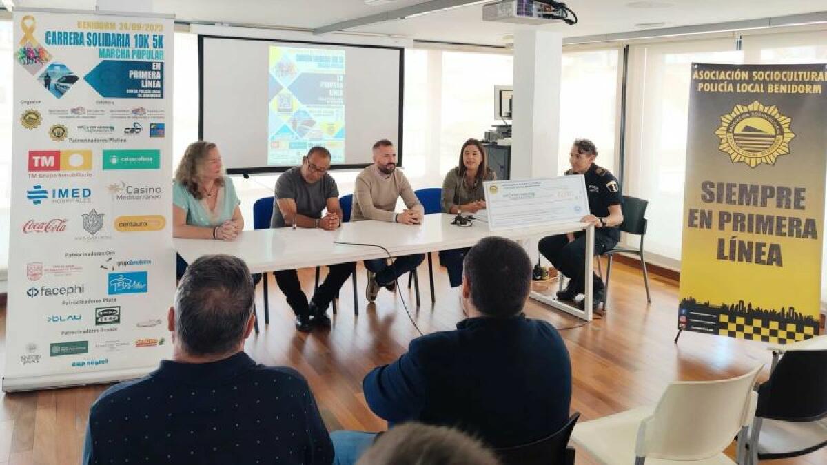 Benidorm reconoce a los patrocinadores y colaboradores de la carrera solidaria ‘En primera línea’ de Aspanion