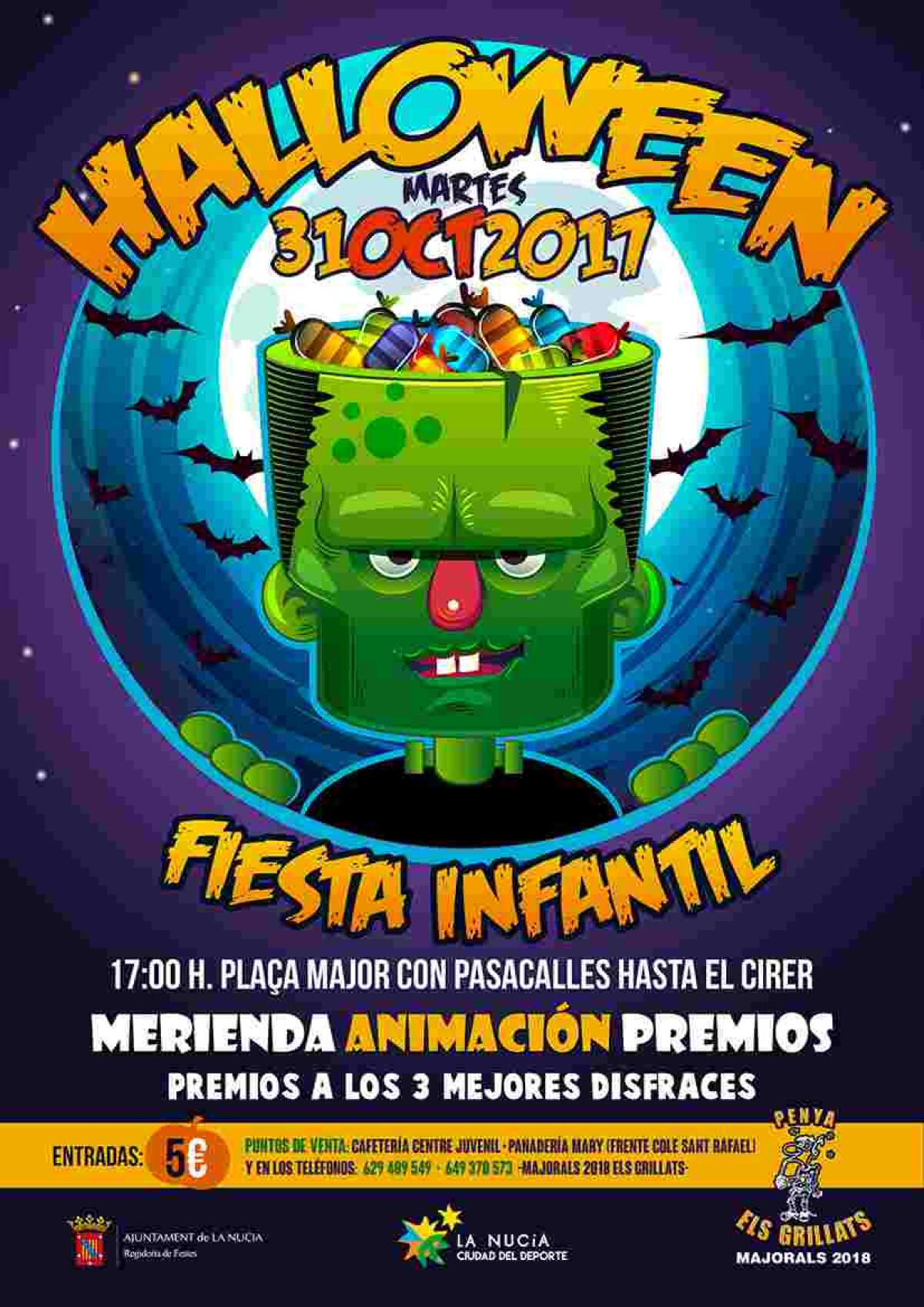 La Nuc&iacute;a &middot; Esta tarde Fiesta Infantil de Halloween dels Majorals 2018