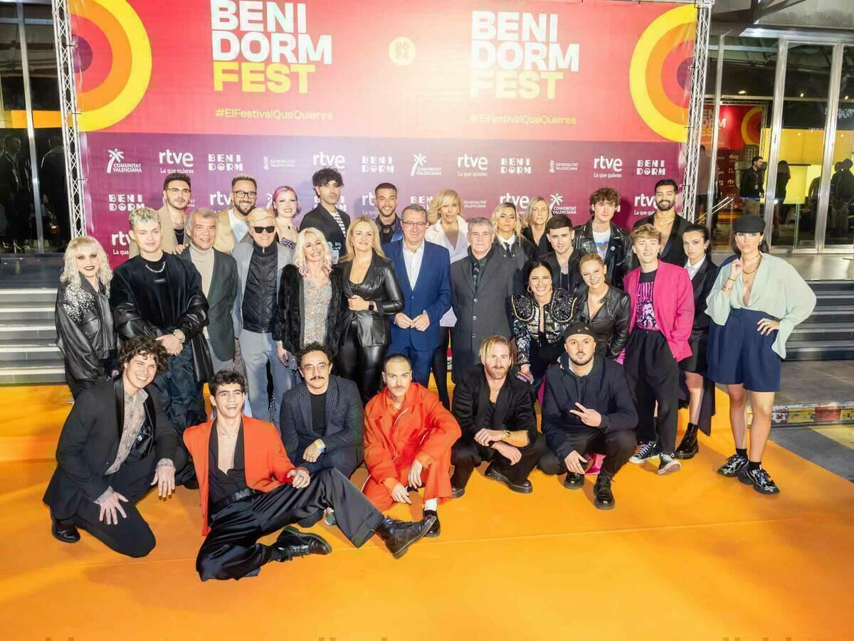 Con la Alfombra Naranja arranca el Benidorm Fest 2024