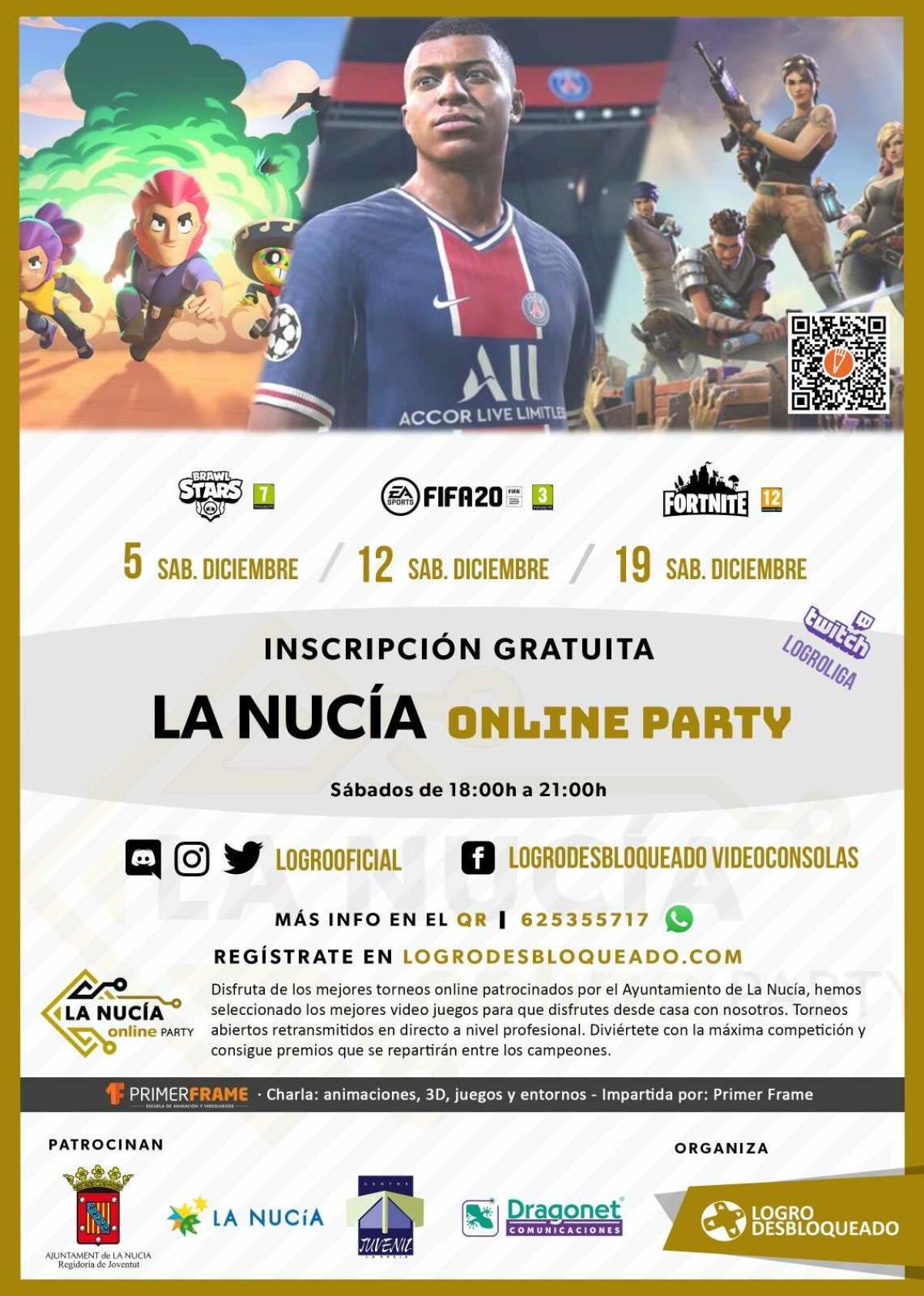 Abiertas las inscripciones de la Party Tecnológica La Nucía “online”