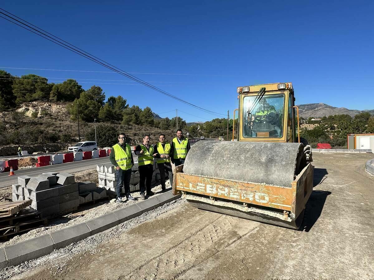 Las obras de la Rotonda del Tossal finalizarán en el mes de enero