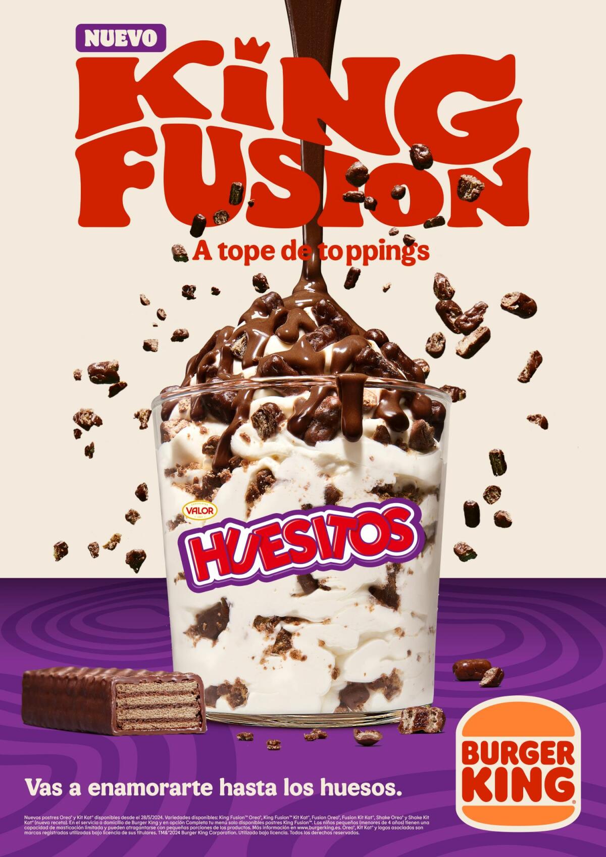 HUESITOS y Burger King&reg; estrenan su primer King Fusion&trade; 