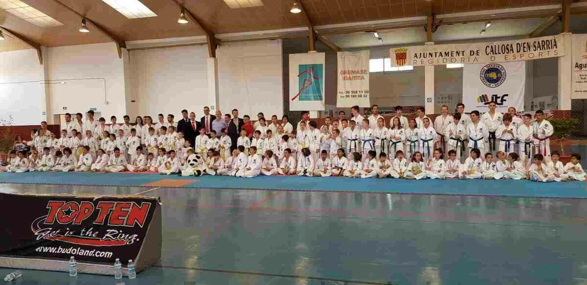 Cerca de 150 deportistas participan en el Interclub comarcal de Taekwon-do ITF en Callosa d&rsquo;en Sarri&agrave;