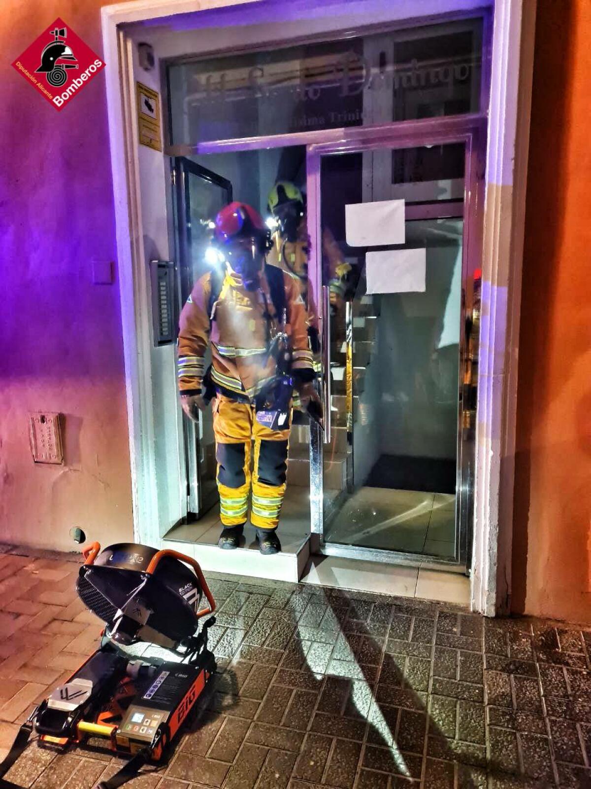 INCENDIO CUADRO ELÉCTRICO EN BENIDORM