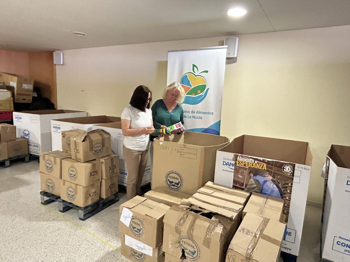 La Nucía recoge 3.000 kilos en la gran “Recogida de Alimentos Primavera” 