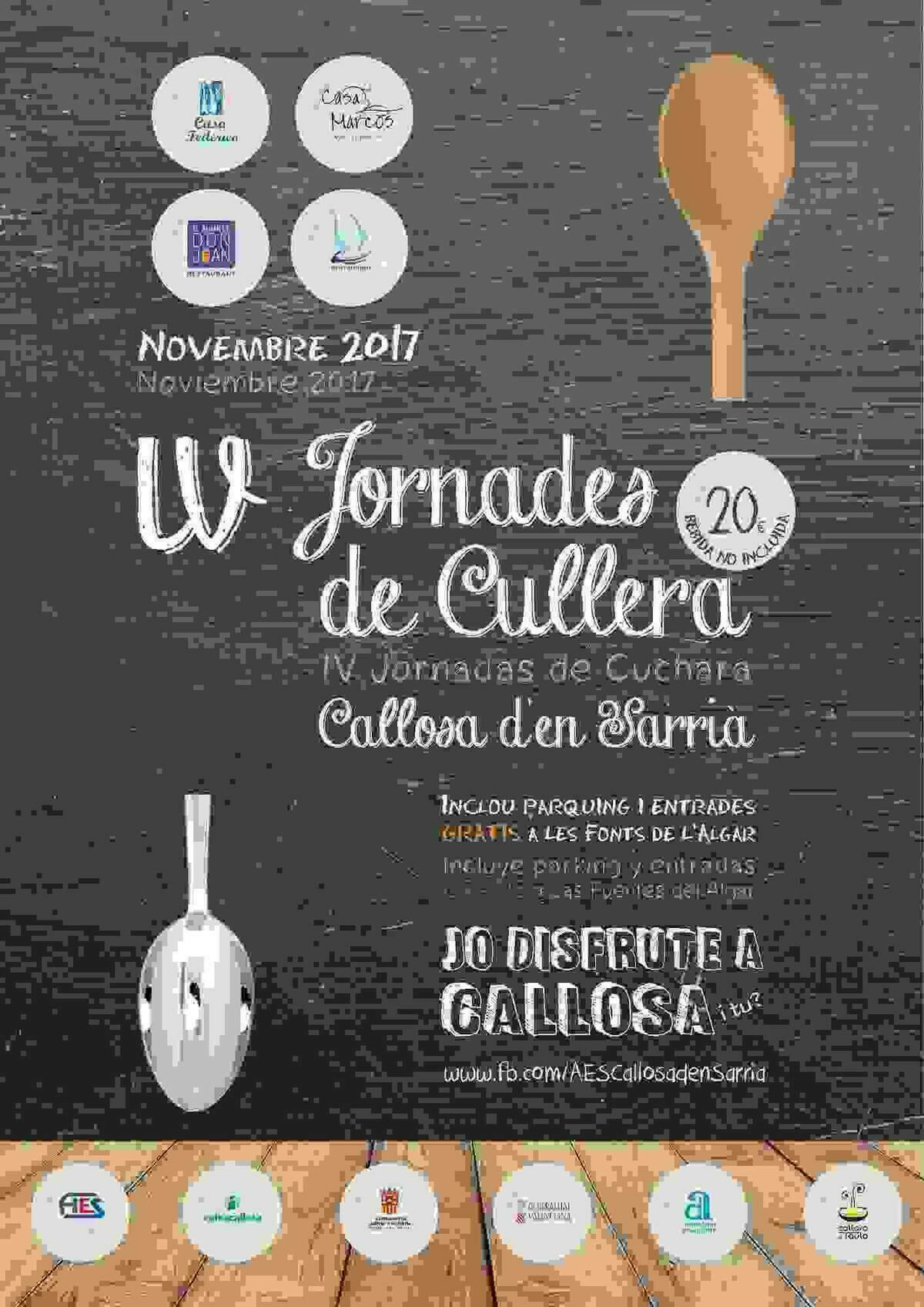 Noviembre se convierte en el mes de la gastronom&iacute;a en Callosa d&rsquo;en Sarri&agrave; 