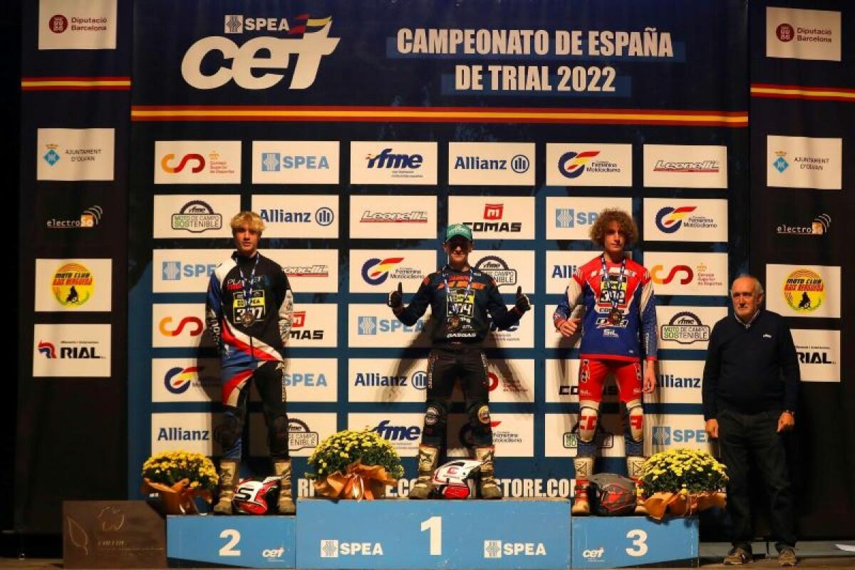 Marcos Combarro se proclama campeón de España de Trial en cadete 125 cc