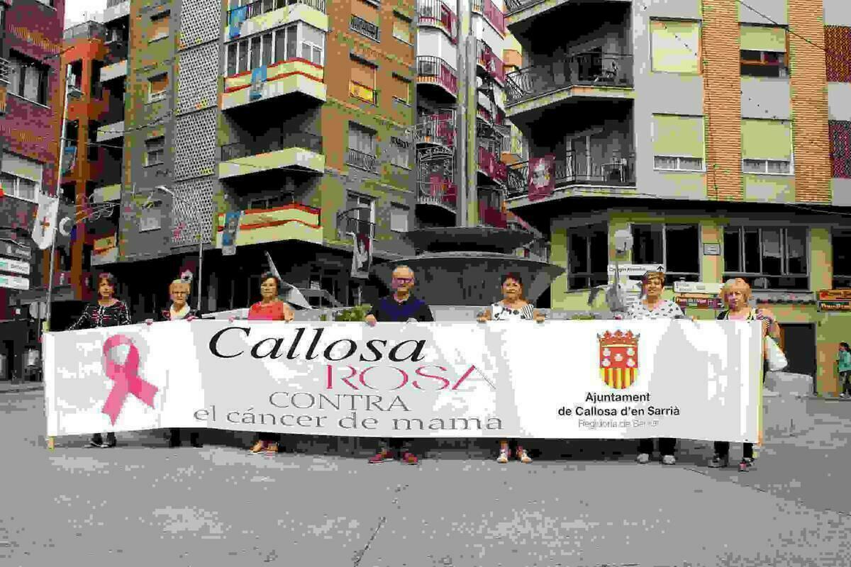Callosa d&rsquo;en Sarri&agrave; se ti&ntilde;e de rosa contra el c&aacute;ncer de mama