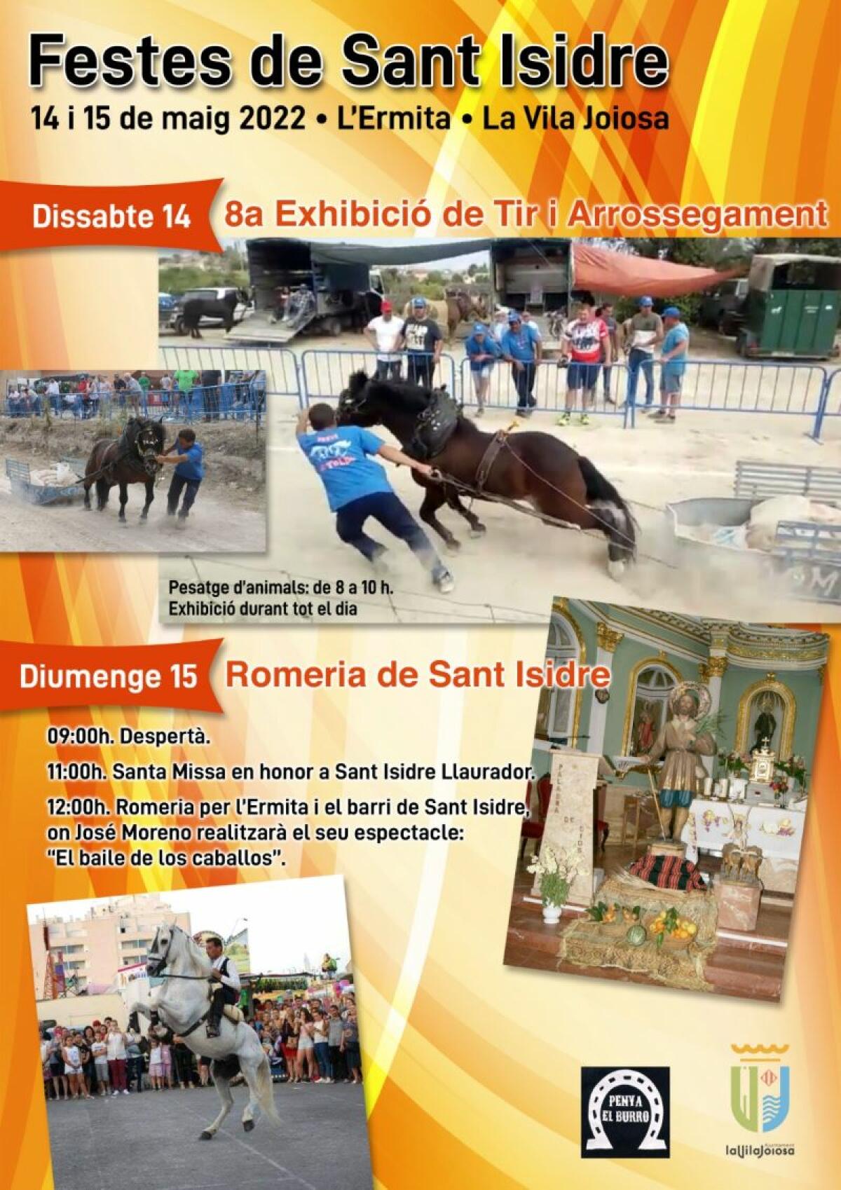 El barrio de La Ermita de la Vila Joiosa celebra este fin de semana las fiestas de San Isidro