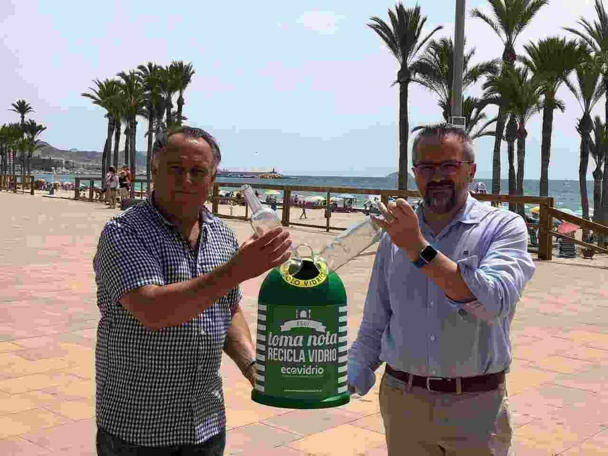 Vila Joiosa  se une al plan integral de Ecovidrio para incrementar el reciclado de vidrio en verano