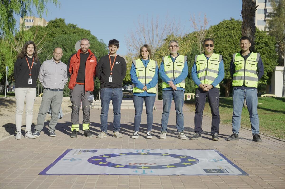 Benidorm acoge una prueba piloto de navegación de drones en entornos urbanos de la Comisión Europea