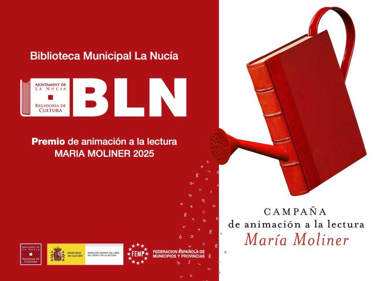 La Nucía recibe el Premio María Moliner por su Programa de Animación Lectora